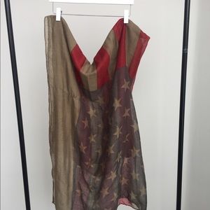American flag scarf